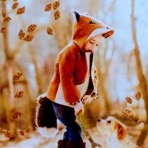 Little Goodall Boy Girl Fox Coat